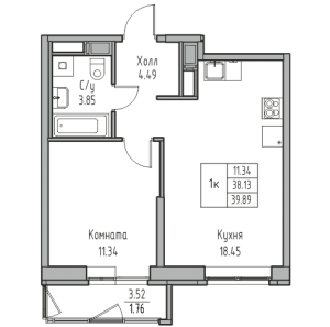 планировка, фото №1