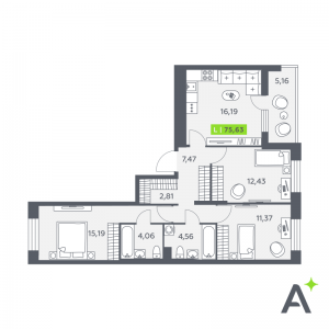 планировка, фото №1