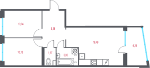 планировка, фото №1