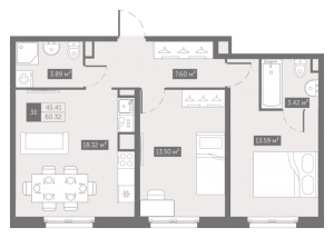 планировка, фото №1