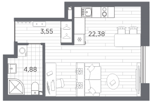 планировка, фото №1