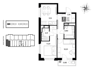 планировка, фото №1