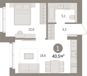 планировка, фото №1