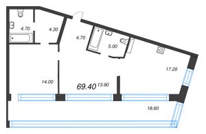 планировка, фото №1