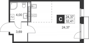 планировка, фото №1