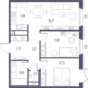 планировка, фото №1