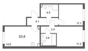 планировка, фото №1