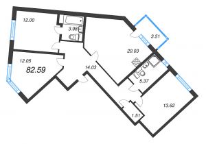 планировка, фото №1