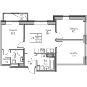 планировка, фото №1