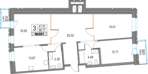 планировка, фото №1