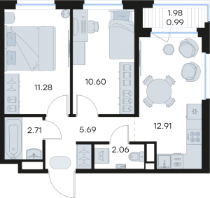 планировка, фото №1