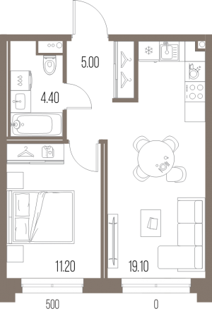 планировка, фото №1