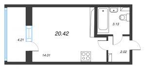 планировка, фото №1