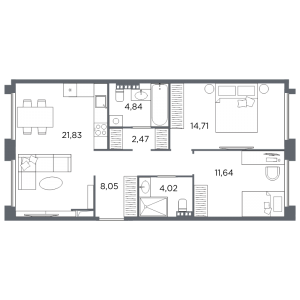 планировка, фото №1