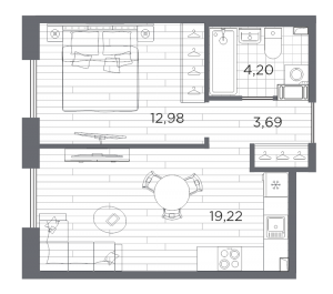 планировка, фото №1