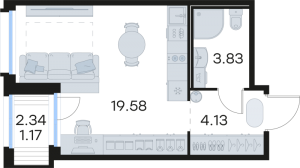 планировка, фото №1