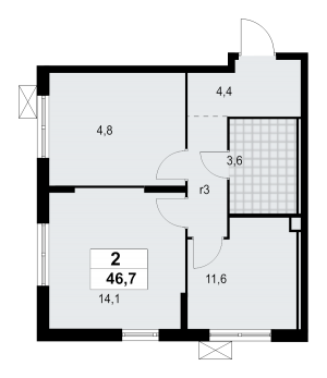 планировка, фото №1