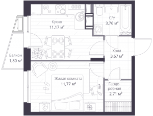 планировка, фото №1