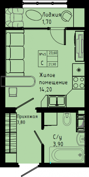 планировка, фото №1