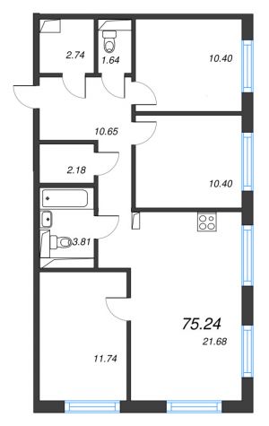 планировка, фото №1