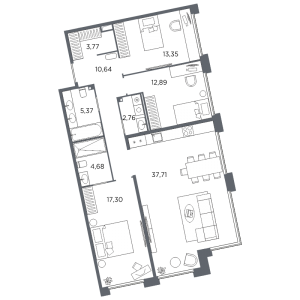 планировка, фото №1