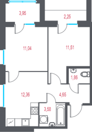 планировка, фото №1