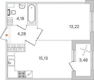 планировка, фото №1