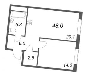 планировка, фото №1