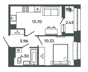 планировка, фото №1