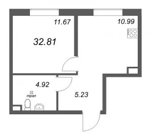 планировка, фото №1