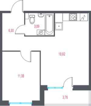 планировка, фото №1