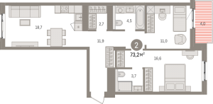 планировка, фото №1