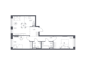 планировка, фото №1