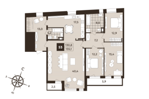 планировка, фото №1