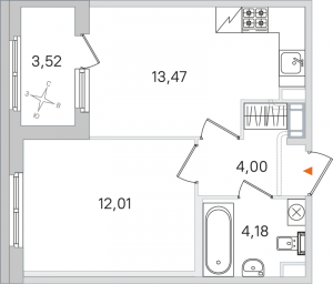 планировка, фото №1