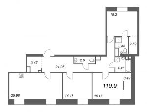 планировка, фото №1