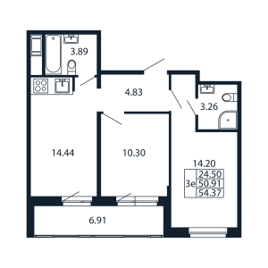 планировка, фото №1