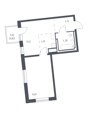 планировка, фото №1