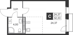 планировка, фото №1