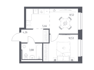 планировка, фото №1
