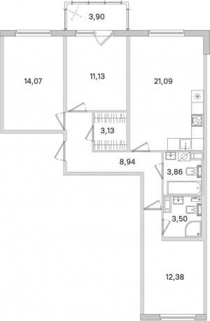 планировка, фото №1