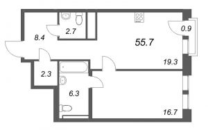 планировка, фото №1