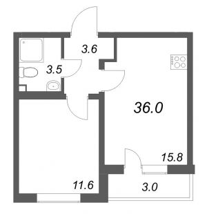 планировка, фото №1