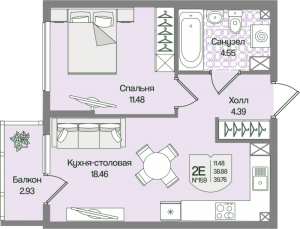 планировка, фото №1