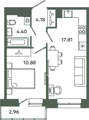 планировка, фото №1