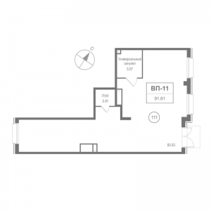 планировка, фото №1