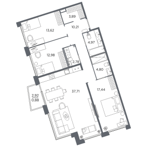 планировка, фото №1