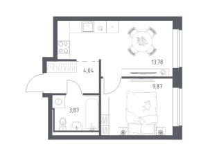 планировка, фото №1