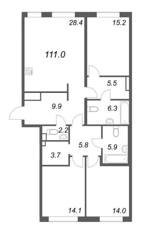 планировка, фото №1