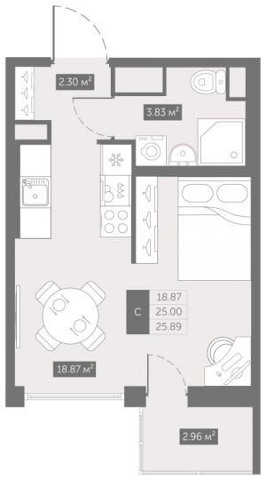 планировка, фото №1